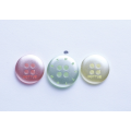 Red Transparent Resin Buttons